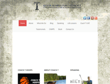 Tablet Screenshot of coachtempleton.com